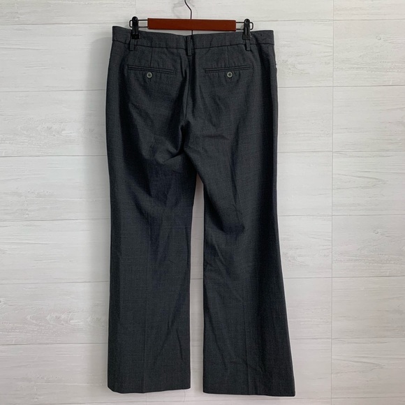 Gap Perfect Trouser Charcoal Gray Flat Front Pant - Picture 3 of 5